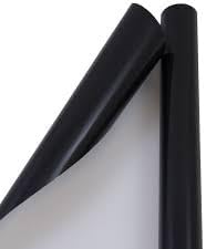 Anderson's Black Shiny Metallic PVC Roll: 47" x 100' Flame-Resistant Event Decor - Image 4