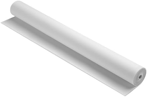 AMZQNART 2mm EVA Foam Sheets Rolls for Crafts White Cosplay Foam 16x29.5in