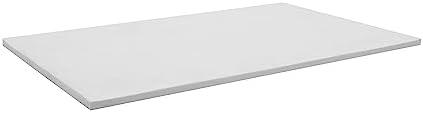 AMZQNART 5mm EVA Foam Sheets Rolls for Crafts White Cosplay Foam 16x59in