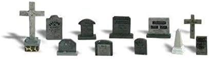 Tombstones O Scale Woodland Scenics