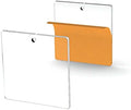 25 Acrylic Square Clear with Hole by SotoLaserCutting
