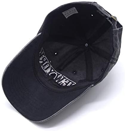 Women &Men New-York Letter Baseball Cap - Vintage Washed Denim Twill Dad Hat for Women Men
