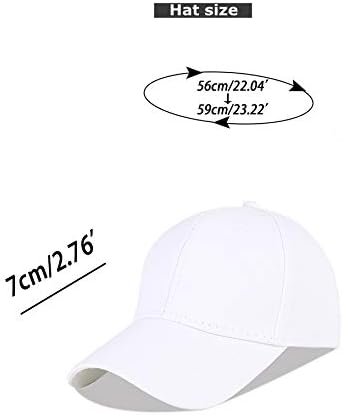 LANGZHEN Unisex Baseball Cap 100% Cotton Fits Men Women Washed Denim Adjustable Dad Hat