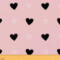 Erosebridal Cute Heart Pattern Fabric By the Yard, 10 Yards