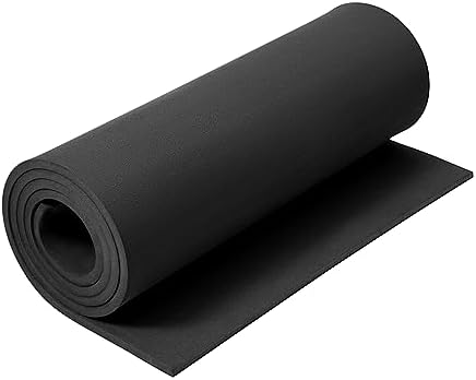 8mm EVA Foam Sheets Rolls for Crafts Black Cosplay Foam 16x59in