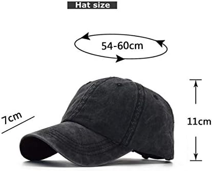 Criss Cross Hat Washed Distressed Baseball Cap Ponytail Hat High Messy Bun Ponycap for Women