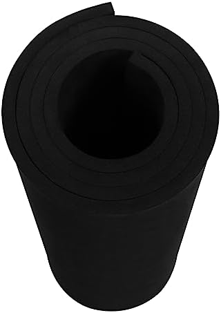 8mm EVA Foam Sheets Rolls for Crafts Black Cosplay Foam 16x59in