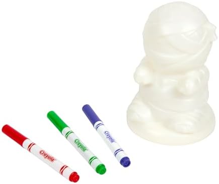 Crayola Light-Ups - Mummy, Reusable Halloween Craft Toy, Glow in The Dark Light Up Mummy, Cute Halloween Decor & Night Light, Gift for Kids, 5+