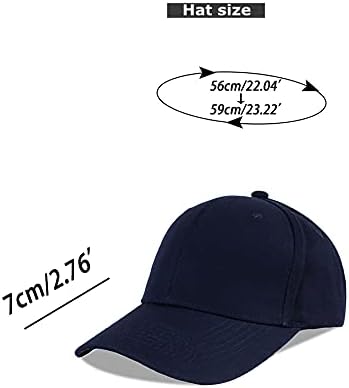 LANGZHEN Unisex Baseball Cap 100% Cotton Fits Men Women Washed Denim Adjustable Dad Hat