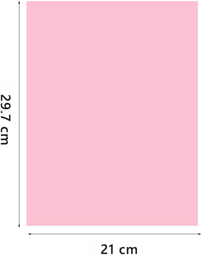 A4 Origami Paper Pink 100 Sheets, 8.27×11.7 inch Double Sided Color Easy Fold - Image 2