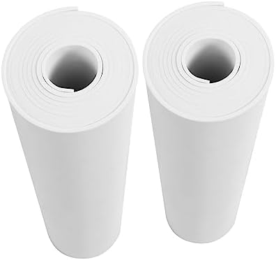 AMZQNART 2mm EVA Foam Sheets Roll for Craft White Cosplay Foam 39x59in 2pcs