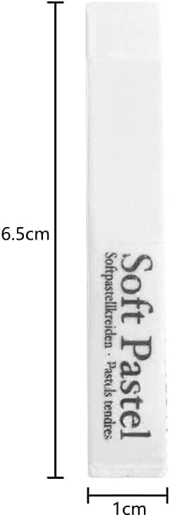 6pcs Square White Soft Pastel Set, Professional Artist's Sketching Chalk - Image 3