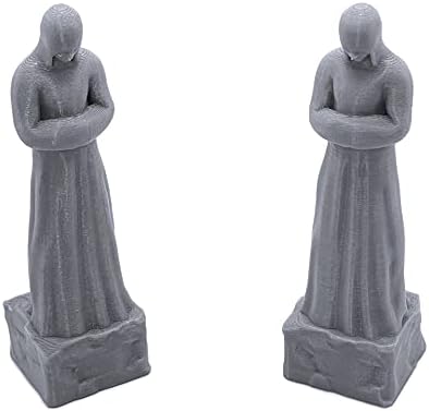 EnderToys Mausoleum Graveyard Scene - DND Terrain Scenery for Tabletop 28mm Miniatures Wargame