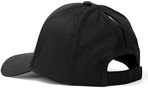 High Ponytail Baseball Hat - Women Messy Bun Hat, Sun Protection Ponycaps Retro Cap