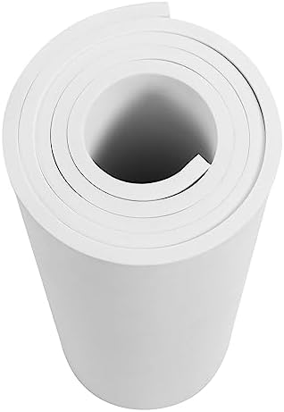 AMZQNART 8mm EVA Foam Sheets Rolls for Crafts White Cosplay Foam 39x59in