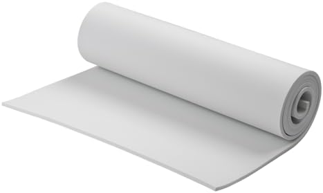 AMZQNART 3mm EVA Foam Sheets Rolls for Crafts White Cosplay Foam 16x59in