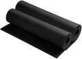 AMZQNART 6mm EVA Foam Sheets Roll for Craft Black Cosplay Foam 16x59in 2pcs