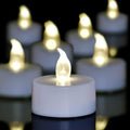 LED Tea Lights with Batteries (24 Pack), 200+ Hours Long Lasting Flameless Candles for Romantic Night, Valentine's Day Decor, Wedding Table Centerpieces & Home Decor (Warm White)