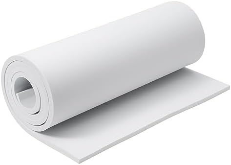 10mm EVA Foam Sheets Rolls for Crafts White Cosplay Foam 16x59in