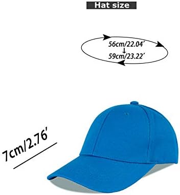 LANGZHEN Unisex Baseball Cap 100% Cotton Fits Men Women Washed Denim Adjustable Dad Hat