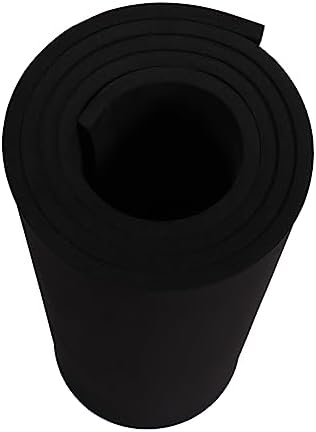 10mm EVA Foam Sheets Rolls for Crafts Black Cosplay Foam 16x59in