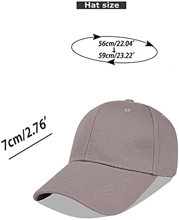 LANGZHEN Unisex Baseball Cap 100% Cotton Fits Men Women Washed Denim Adjustable Dad Hat