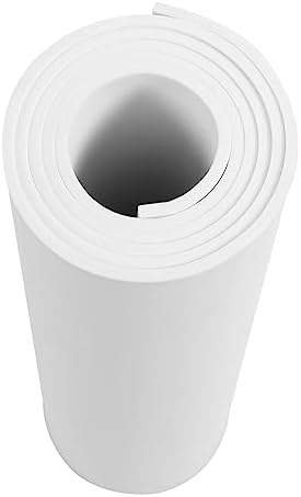 AMZQNART 5mm EVA Foam Sheets Rolls for Crafts White Cosplay Foam 39x59in