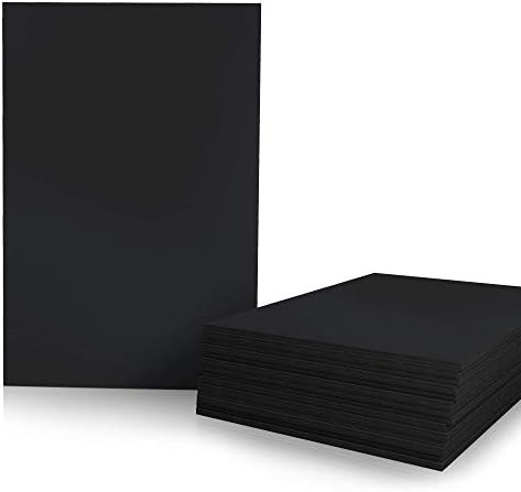 Black Foam Board 8 x 10 x 3/16" Inch, 15 Pack Acid-Free Foam Core Poster Board - Image 7