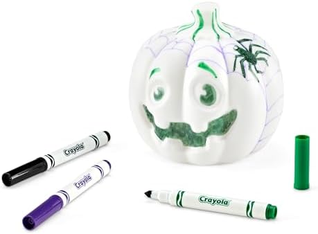 Crayola Light-Ups - Jack-O-Lantern, Reusable Light Up Pumpkin Toy, Halloween Craft, Cute Glow in The Dark Decor & Night Light, Halloween Toy, Ages 4, 5, 6