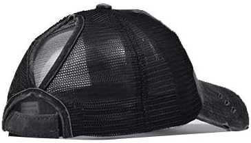 Eohak Distressed Ponytail Hats Baseball for Women Messy-Bun Pony Caps