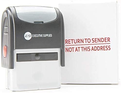 Return to Sender Stamp, Wrong Address Return to Sender Rubber Stamp, self - Image 5