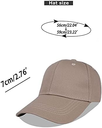 LANGZHEN Unisex Baseball Cap 100% Cotton Fits Men Women Washed Denim Adjustable Dad Hat