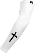 Faith Cross White and Black Arm Sleeve