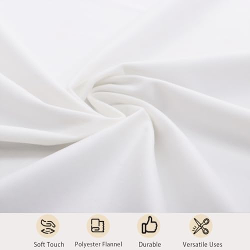 Feelyou Halloween Theme Soft Flannel Fabric by The Yard 5 Yards Kids Cute Ghost Sugar Skull Upholstery Fabric for Boys Girls Kawaii Bone Flower Floral for Home DIY Projects, Indoor Decor