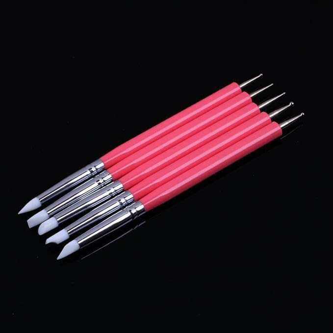 4PCS Double-Ended Metal Ceramic Clay Ball Stylus Dotting Tools and 5PCS 2 Way - Image 6