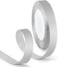 5/8 Inch 25 Yards Satin Ribbon Silver, Solid Color Fabric Ribbon by HimBen