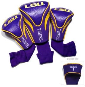 Team Golf NCAA Florida Gators Contour Golf Club Headcovers (3 Count) Numbered 1, 3, & X, Fits Oversized Drivers, Utility, Rescue & Fairway Clubs, Velour Lined for Extra Club Protection