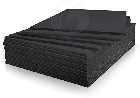 15 Pack Foam Board | Black Foam Board 3/16 Inch Thick Black Core Mat | Backing - Image 6