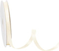 LaRibbons 3/8 Inch 50 Yard Double Faced Satin Ribbon, Ivory Small Satin Craft by LaRibbons
