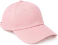 Baseball Cap Adjustable Size 100% Cotton Caps for Running Workouts & Outdoor Activities All Seasons