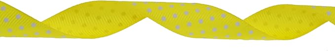 Polka Dot Grosgrain Ribbon 25 Yard Each Roll 100% Polyester - Image 2