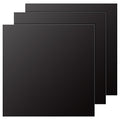 3PCS 12 x 12 x 1/16 Inch Anodized Aluminum Sheet, 5052 Black Aluminum Engraving by LOYORTY