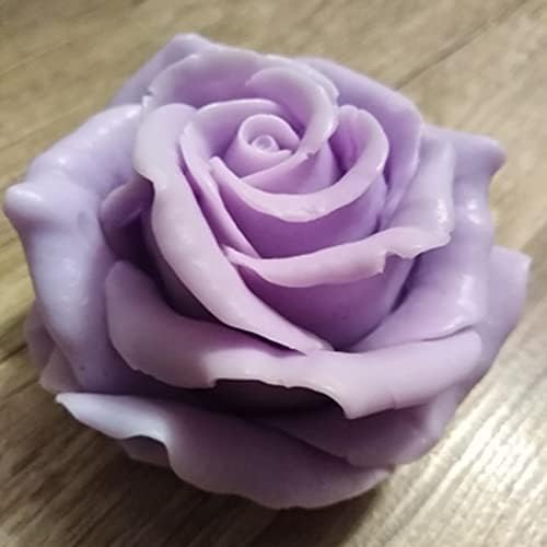 3D Flower Beautiful Bloom Rose Mold - Image 8
