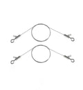 2PCS Adjustable Picture Hanging Wire 0.5m x 1mm Small Hooks, Picture Frame Wire by Stalishare
