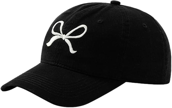 Bow-Tie Baseball Cap for Women Fashion Sun Hats for Women Trucker Hat Y2k Sun Cap Visor Cap Hiking Travel Trendy 2026
