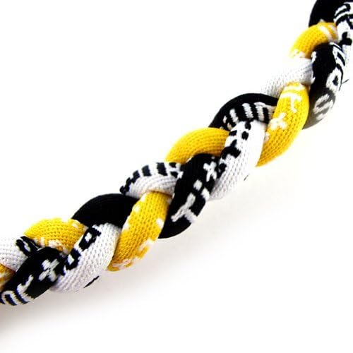 MapofBeauty 18 Inch Three Colors Fashion Three Braided Rope Tornado Necklace