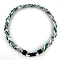 MapofBeauty 18 Inch Three Colors Fashion Three Braided Rope Tornado Necklace