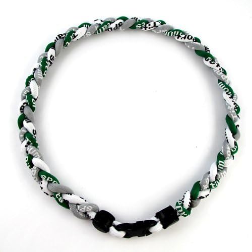 MapofBeauty 18 Inch Three Colors Fashion Three Braided Rope Tornado Necklace