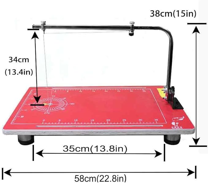 110V Hot Wire Foam Cutter with Scale, 22.8" ×15 ", 36W Professional Heat - Image 3