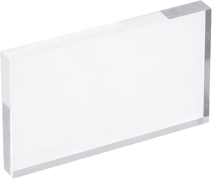 PATIKIL Acrylic Stamp Block, 1 Pack Clear Stamping Blocks by PATIKIL
